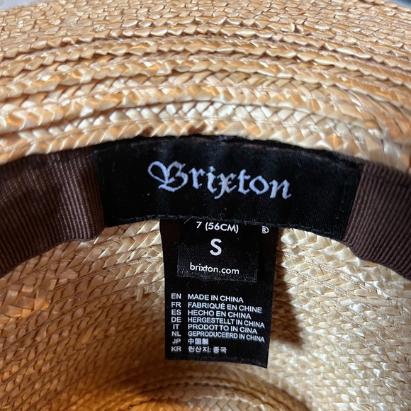 BRIXTON woven sun hat with band - Picture 3 of 3